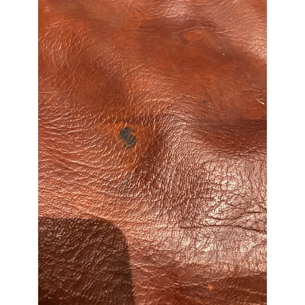 American‎ Tourister Vintage Brown Faux Leather Bi-Fold Garment Bag Travel Suit